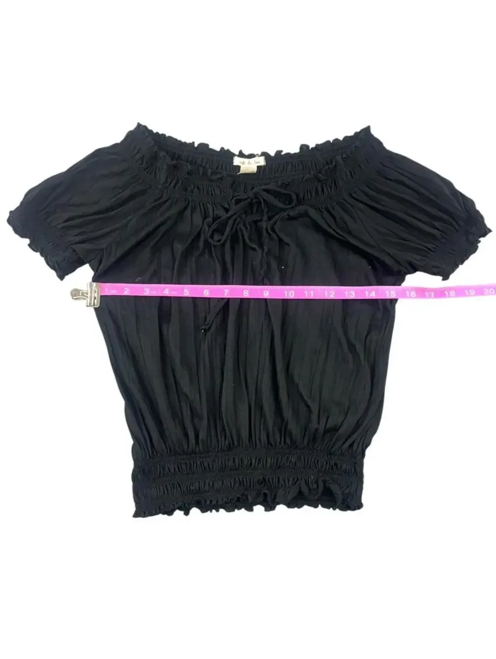 Off the Shoulder Smocked Top - Picture 7 of 8